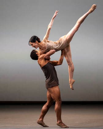 February 15, 2026, London, London, UK: LONDON, UK. Sae Maeda, Royal Ballet, and Marcelino Sambo , Royal Ballet, rehearse Chroma ahead of the 20th anniversary Ballet Icons Gala at the London Coliseum. The Gala features an international cast of ballet stars from the worldÃ¢â‚¬â ¢s most prestigious companies. London UK  - ZUMAl94_ 20260215_zaf_l94_013 Copyright: xStephenxChungx