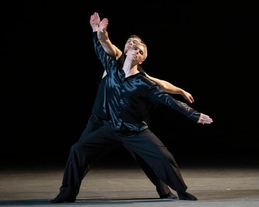 February 15, 2026, London, London, UK: LONDON, UK. James Pett, International Star Dancer, and Travis Clausen-Knight, International Star Dancer, rehearse Postscript ahead of the 20th anniversary Ballet Icons Gala at the London Coliseum. The Gala features an international cast of ballet stars from the worldÃ¢â‚¬â ¢s most prestigious companies. London UK  - ZUMAl94_ 20260215_zaf_l94_016 Copyright: xStephenxChungx