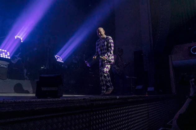 Stumpen from Knorkator live at a concert of the All Good Things are 30 Tour at Capitol Hannover, 14 02 2026 Foto:xC.xSpeidelx xFuturexImagex knorkator_6201