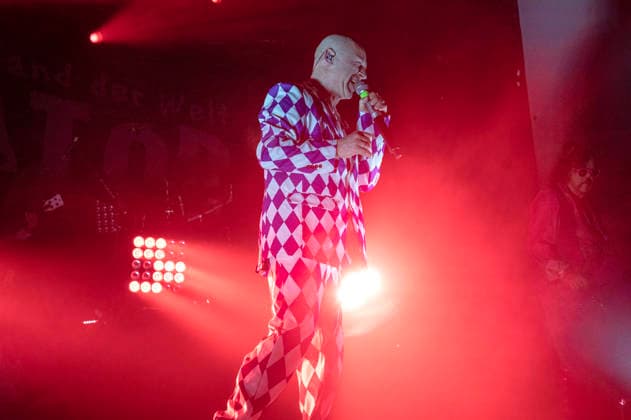 Stumpen from Knorkator live at a concert of the All Good Things are 30 Tour at Capitol Hannover, 14 02 2026 Foto:xC.xSpeidelx xFuturexImagex knorkator_6208