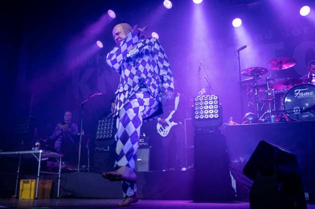 Stumpen from Knorkator live at a concert of the All Good Things are 30 Tour at Capitol Hannover, 14 02 2026 Foto:xC.xSpeidelx xFuturexImagex knorkator_6211