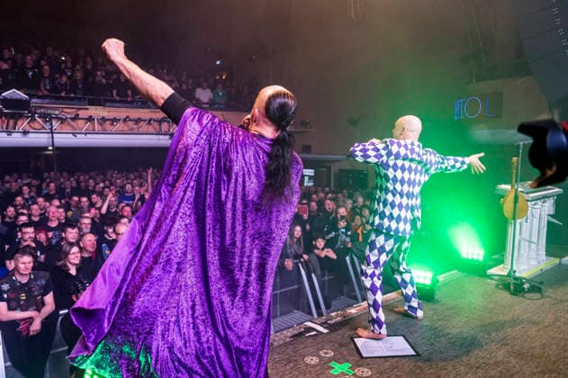 Alf Ator and Stumpen from Knorkator live at a concert of the All Good Things are 30 Tour at Capitol Hannover, 14 02 2026 Foto:xC.xSpeidelx xFuturexImagex knorkator_6221