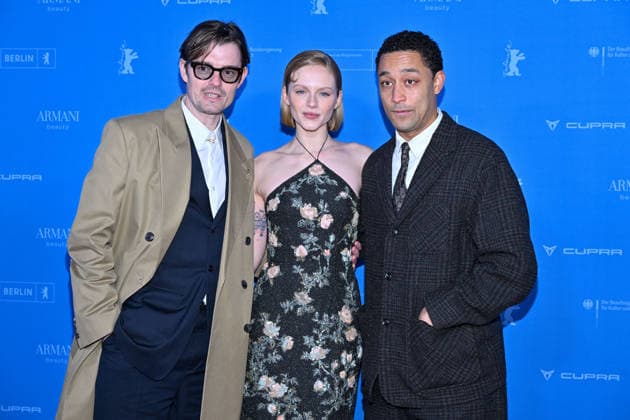 76th Berlin Film Festival Screening Mint Sam Riley, Emma Laird, Loyle Carner attending the screening of the series Mint during 76th Berlin International Film Festival in Berlin, Germany on 15 February 2026. Photo by Julien Reynaud APS-Medias ABACAPRESS.COM Berlin  Copyright: xReynaudxJulien APS-Medias ABACAx