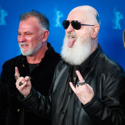 Photocall for The Ballad of Judas Priest , Grand Hyatt Berlin, Berlin, Germany Rob Halford poses at the Photocall for The Ballad of Judas Priest during Berlinale (Berlin Film Festival) at Grand Hyatt Berlin, Berlin, , Germany on 15 February 2026., Credit:Julie Edwards Avalon  Copyright: xJuliexEdwardsx xAvalonx 1075352683