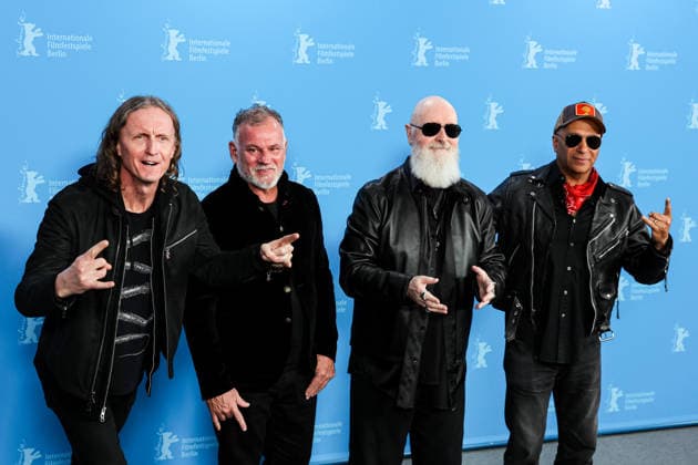 Berlinale, 76 Berlin International Film Festival 2026 Photo Call THE BALLAD OF JUDAS PRIEST Sam Dunn Director Director Scot McFadyen Rob Halford Protagonist Tom Morello Director Director Berlinale, 76 Berlin International Film Festival 2026, 15 02 2026 Copyright: xEibner-Pressefoto RogerxBuerkex EP_RBE