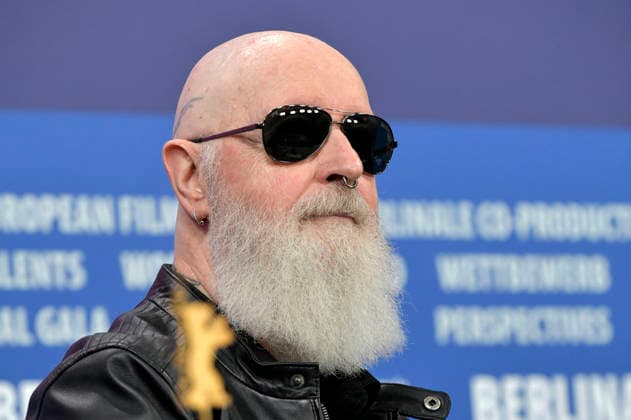 Rob Halford at the press conference for the documentary The Ballad of Judas Priest at the Berlinale 2026 76 Berlin International Film Festival at the Hotel Grand Hyatt Berlin, 15 02 2026 Foto:xM.xBehrensx xFuturexImagex priest_6299