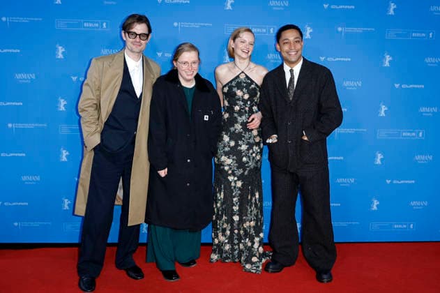 Sam Riley, Charlotte Regan, Emma Laird and Loyle Carner at the premiere of the BBC series Mint at the Berlinale 2026 76 Berlin International Film Festival at the Zoo Palast Berlin, 15 02 2026 Foto:xC.xTamckex xFuturexImagex mint_6216