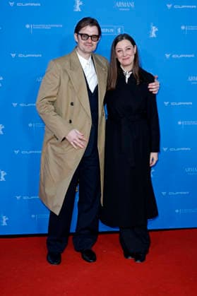 Sam Riley with husband Alexandra Maria Lara at the premiere of the BBC series Mint at the Berlinale 2026 76 Berlin International Film Festival at the Zoo Palast Berlin, 15 02 2026 Foto:xC.xTamckex xFuturexImagex mint_6234