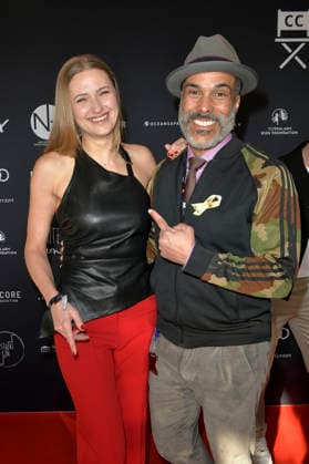 Patrick Dewayne with companion at the charity event Cancel Cancer as part of the Berlinale 2026 at Fabrik 23 Berlin, 15 02 2026 Foto:xM.xBehrensx xFuturexImagex cancer_6214