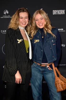 Chiara Tews with guest at the charity event Cancel Cancer as part of the Berlinale 2026 at Fabrik 23 Berlin, 15 02 2026 Foto:xM.xBehrensx xFuturexImagex cancer_6223