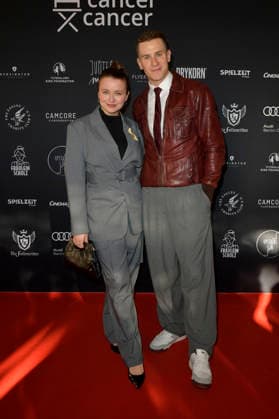 Julia Wiedemann and Lukas Sauer at the Cancel Cancer charity event as part of the Berlinale 2026 at Fabrik 23 Berlin, 15 02 2026 Foto:xM.xBehrensx xFuturexImagex cancer_6228