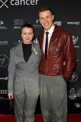 Julia Wiedemann and Lukas Sauer at the Cancel Cancer charity event as part of the Berlinale 2026 at Fabrik 23 Berlin, 15 02 2026 Foto:xM.xBehrensx xFuturexImagex cancer_6229