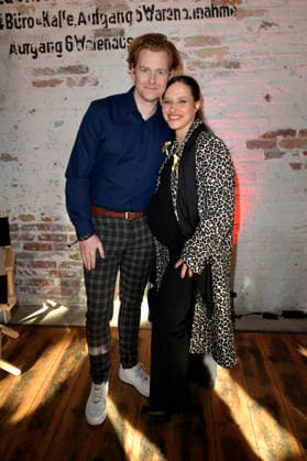 Johannes Heinrichs and Nadja Jo Klapper at the charity event Cancel Cancer as part of the Berlinale 2026 at Fabrik 23 Berlin, 15 02 2026 Foto:xM.xBehrensx xFuturexImagex cancer_6238