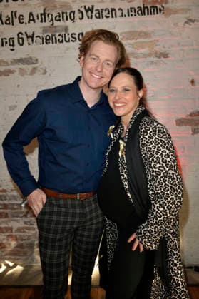 Johannes Heinrichs and Nadja Jo Klapper at the charity event Cancel Cancer as part of the Berlinale 2026 at Fabrik 23 Berlin, 15 02 2026 Foto:xM.xBehrensx xFuturexImagex cancer_6239