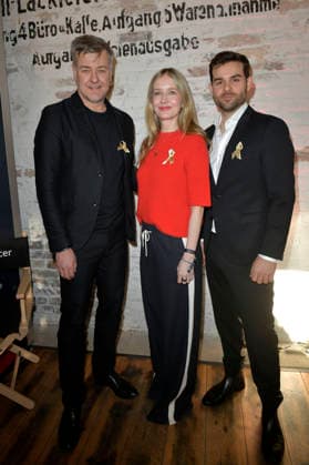 Marcus Mittermeier, Stefanie Stappenbeck and Lucas Reiber at the Cancel Cancer charity event as part of the Berlinale 2026 at Fabrik 23 Berlin, 15 02 2026 Foto:xM.xBehrensx xFuturexImagex cancer_6255