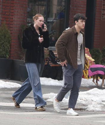 Daughter of Brooke Shields Grier Henchy and her boyfriend seen out in the West Village Featuring: Grier Henchy Where: New York, New York, United States When: 15 Feb 2026 Credit: Rob Davis INSTARimages EDITORIAL USE ONLY. NOT FOR USE BY NEWSPAPERS BASED IN THE UK. Copyright: xx instar55473935