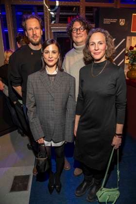 Aylin Tezel and her companion as guests at the NRW reception at the 76 Berlinale 2026 at the Representation of the State of North Rhine-Westphalia to the Federal Government, on Sunday 15 02 2026 in Berlin Berlin Germany