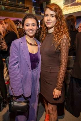 Janina Fautz and Luise Aschenbrenner as guests at the NRW reception at the 76 Berlinale 2026 at the Representation of the State of North Rhine-Westphalia to the Federal Government,on Sunday 15 02 2026 in Berlin Berlin Germany