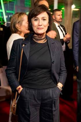 Sandra Maischberger as a guest at the NRW reception at the 76 Berlinale 2026 in the Representation of the State of North Rhine-Westphalia to the Federal Government, on Sunday 15 02 2026 in Berlin Berlin Germany