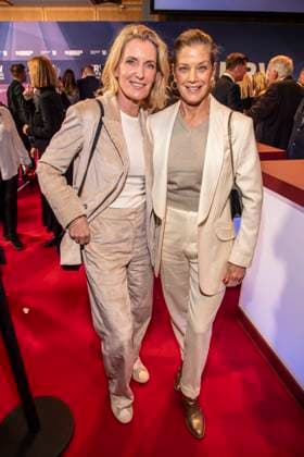 Maria Furtwaengler with Marie Baeumer as guests at the NRW reception at the 76 Berlinale 2026 in the Representation of the State of North Rhine-Westphalia to the Federal Government, on Sunday 15 02 2026 in Berlin Berlin Germany