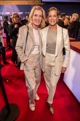 Maria Furtwaengler with Marie Baeumer as guests at the NRW reception at the 76 Berlinale 2026 in the Representation of the State of North Rhine-Westphalia to the Federal Government, on Sunday 15 02 2026 in Berlin Berlin Germany