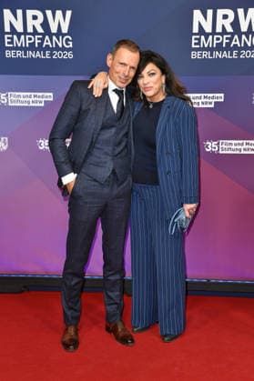 Michael Zechbauer with his wife Alice Brauner at the NRW reception at the 76th Berlin International Film Festival 150226