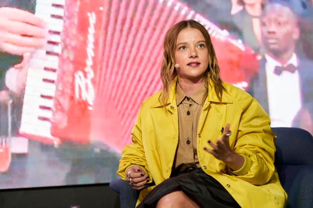 Actors Talk at Cupra in Berlin with JellaHase Berlin Jella Haase in Prada 76 Berlin International Film Festival Actors Talk in the Cupra City Garage with JellaHase Copyright: xEventpressxRadkex
