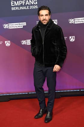 Elyas M Barek at the 23 NRW Reception of the State of NRW and the Film und Medienstiftung NRW as part of the Berlinale 2026 at the Representation of the State of North Rhine-Westphalia Berlin, 15 02 2026 Foto:xC.xNiehausx xFuturexImagex nrw_6205