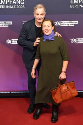 Heinrich Schafmeister with his wife Jutta Schafmeister at the 23 NRW reception of the state of NRW and the Film und Medienstiftung NRW as part of the Berlinale 2026 at the Representation of the State of North Rhine-Westphalia Berlin, 15 02 2026 Foto:xC.xNiehausx xFuturexImagex nrw_6224
