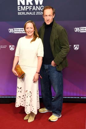 Silke Bodenbender and Stephan Kampwirth at the 23 NRW Reception of the State of NRW and the Film und Medienstiftung NRW as part of the Berlinale 2026 at the Representation of the State of North Rhine-Westphalia Berlin, 15 02 2026 Foto:xC.xNiehausx xFuturexImagex nrw_6229