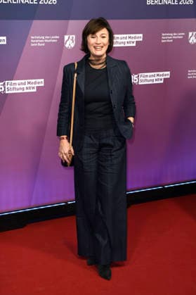 Sandra Maischberger at the 23 NRW Reception of the State of NRW and the Film and Media Foundation NRW as part of the Berlinale 2026 at the Representation of the State of North Rhine-Westphalia Berlin, 15 02 2026 Foto:xC.xNiehausx xFuturexImagex nrw_6230