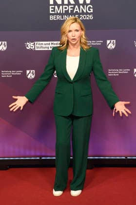 Veronica Ferres at the 23 NRW Reception of the State of NRW and the Film und Medienstiftung NRW as part of the Berlinale 2026 at the Representation of the State of North Rhine-Westphalia Berlin, 15 02 2026 Foto:xC.xNiehausx xFuturexImagex nrw_6245