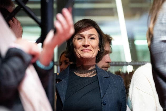 23 NRW Reception, Berlinale, Sandra Maischberger, TV presenter 23 NRW Reception, Berlinale, State Representation, Berlin, Sandra Maischberger, TV presenter Berlin Berlin GER