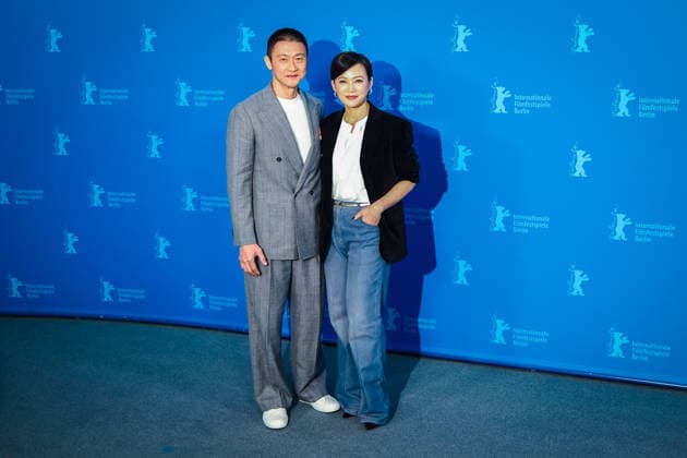 Photocall for We are all strangers , Grand Hyatt Berlin, Berlin, Germany Andi Lim and Yeo Yann Yann poses at the Photocall for We are all strangers during Berlinale (Berlin Film Festival) at Grand Hyatt Berlin, Berlin, , Germany on 16 February 2026., Credit:Julie Edwards Avalon  Copyright: xJuliexEdwardsx xAvalonx 1075528234