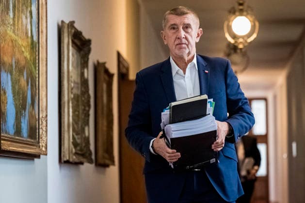 Czech Prime Minister Andrej Babis is coming to government meeting in Prague, Czech Republic, February 16, 2026. Agenda includes bill on certain rules for carbon border adjustment mechanism, MPs draft amendments to pension insurance law and to water law, economic strategy Czechia: Country for Future 2.0, and other topics. (CTKxPhoto VitxSimanek) CTKPhotoP2026021602721  CTKPhotoP2026021602721