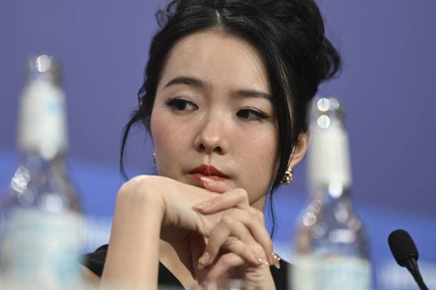 76th Berlin International Film Festival BERLIN, GERMANY - FEBRUARY 16: Regene Lim, an actor in the film Wo Men Bu Shi Mo Sheng Ren (We Are All Strangers), speaks to press during the 76th International Berlin Film Festival (Berlinale) in Berlin, Germany on February 16, 2026. Halil Sagirkaya Anadolu Berlin Germany. Editorial use only. Please get in touch for any other usage.  Copyright: x2026xAnadoluxHalilxSagirkayax
