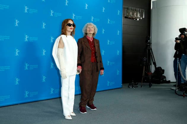 Isabelle Huppert and Ulrike Ottinger at the photocall for the feature film The Blood Countess at the Berlinale 2026 76 Berlin International Film Festival at the Hotel Grand Hyatt Berlin, 16 02 2026 Foto:xC.xTamckex xFuturexImagex blutgraefin_6303