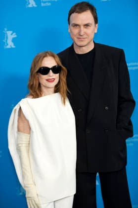 Isabelle Huppert and Lars Eidinger at the photocall for the feature film The Blood Countess at the Berlinale 2026 76 Berlin International Film Festival at the Hotel Grand Hyatt Berlin, 16 02 2026 Foto:xC.xNiehausx xFuturexImagex blutgraefin_6349