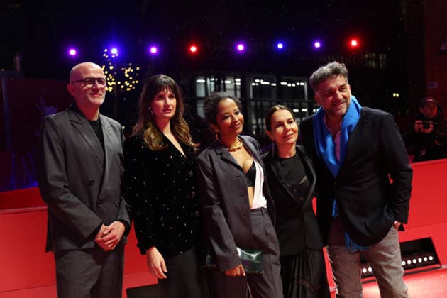 February 16, 2026, Berlin, Germany: Guests attend the screening of At the Sea during the 76th Berlin International Film Festival, in Berlin. The 76th Berlinale runs from 12 to 22 February 2026. Berlin Germany - ZUMAf146 20260216_zip_f146_025 Copyright: xRouzbehxFouladix