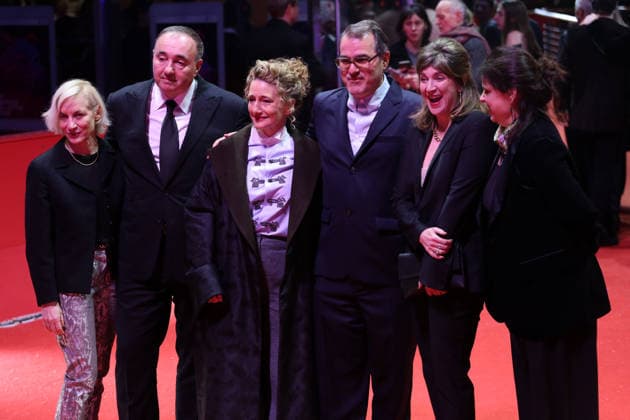 February 16, 2026, Berlin, Germany: Guests attend the screening of At the Sea during the 76th Berlin International Film Festival, in Berlin. Berlin Germany - ZUMAf146 20260216_zip_f146_050 Copyright: xRouzbehxFouladix