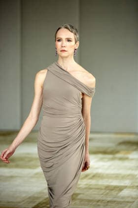 February 16, 2026, New York, New York, USA: A model walks the runway during the Veejay Floresca Fall Winter 26 show at New York Fashion Week in New York City. New York USA  - ZUMAs237 20260216_aap_s237_031 Copyright: xMarkxJ.xSullivanx