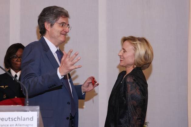 Ordre national de la LŽgion dÕhonneur Franois Delattre, Daniela Elstner Award of the âOrdre national de la LŽgion dÕhonneurÕ 2026, French Embassy Berlin, date 16 02 2026 Copyright: xEventpress Kratschx