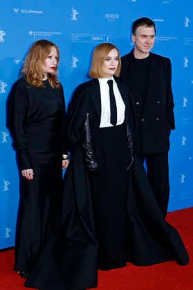 Birgit Minichmayr, Isabelle Huppert and Lars Eidinger at the premiere of the feature film The Blood Countess at the premiere of the feature film at the Berlinale 2026 76 Berlin International Film Festival at the Zoo Palast Berlin, 16 02 2026 Foto:xC.xTamckex xFuturexImagex blutgraefin_6426
