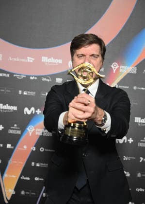 Iris Awards 2026 Marc Giró receives the award for best entertainment program presenter at the Iris Awards 2026, February 16, 2026 in Madrid Spain IRIS AWARDS ACTORS TELEVISION José Madrid Madrid Madrid Spain  Copyright: xJosÃ xOlivax 7299206