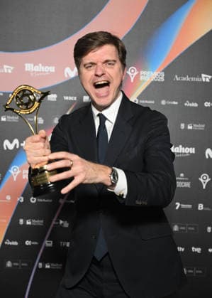 Iris Awards 2026 Marc Giró receives the award for best entertainment program presenter at the Iris Awards 2026, February 16, 2026 in Madrid Spain IRIS AWARDS ACTORS TELEVISION José Madrid Madrid Madrid Spain  Copyright: xJosÃ xOlivax 7299207