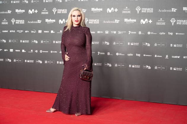 Red carpet of the Iris Awards in Madrid, Spain - 16 Feb 2026 Alaska attends the red carpet of the Iris Awards at the Teatro Real in Madrid. Madrid Spain Copyright: xAtilanoxGarciax xSOPAxImagesx photos05436