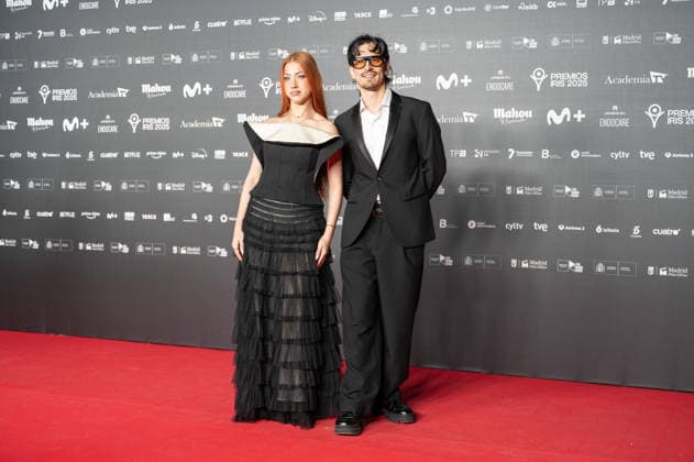 Red carpet of the Iris Awards in Madrid, Spain - 16 Feb 2026 Tony Grox and Lucy Calys attend the red carpet of the Iris Awards at the Teatro Real in Madrid. Madrid Spain Copyright: xAtilanoxGarciax xSOPAxImagesx photos05445