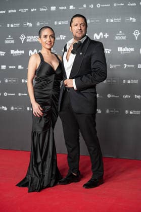 Red carpet of the Iris Awards in Madrid, Spain - 16 Feb 2026 Rafael Amargo and Lucian Gomez attend the red carpet of the Iris Awards at the Teatro Real in Madrid. Madrid Spain Copyright: xAtilanoxGarciax xSOPAxImagesx photos05458