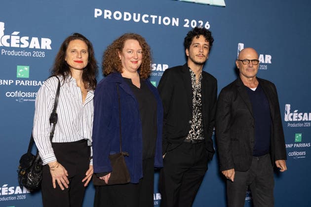 Diner Des Producteurs - Cesar 2026 Guest, Julie Lescat, Aurélien Peyre, Bruno Levy attends the Diner Des Producteurs - Producer s Dinner during Cesar 2026 at Hotel InterContinental Paris on February 16, 2026 in Paris, France. Photo by Nasser Berzane ABACAPRESS.COM Paris France  Copyright: xBerzanexNasser ABACAx