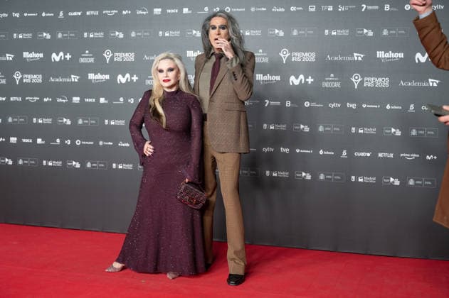 February 16, 2026, Madrid, Spain: Alaska and Mario Vaquerizo attend the red carpet of the Iris Awards at the Teatro Real in Madrid. Madrid Spain - ZUMAs197 20260216_aaa_s197_201 Copyright: xAtilanoxGarciax